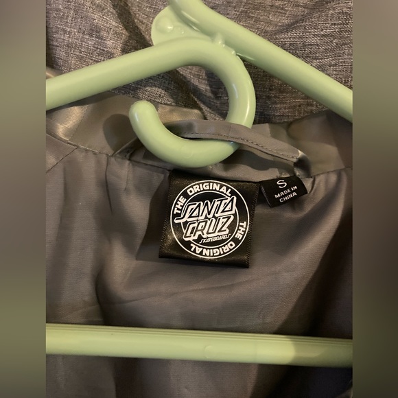 Santa Cruz Grey/Silver Checkered Coach’s Jacket - Picture 4 of 4